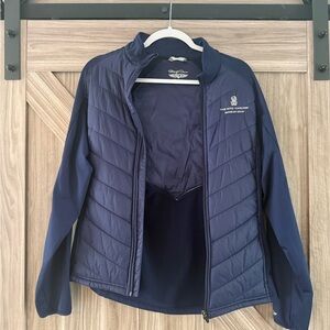 Ritz-Carlton Navy Quilted Windbreaker Jacket